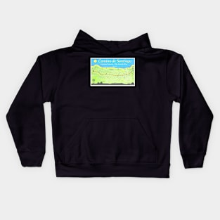 Camino de Santiago - Camino Frances / The French Way Kids Hoodie